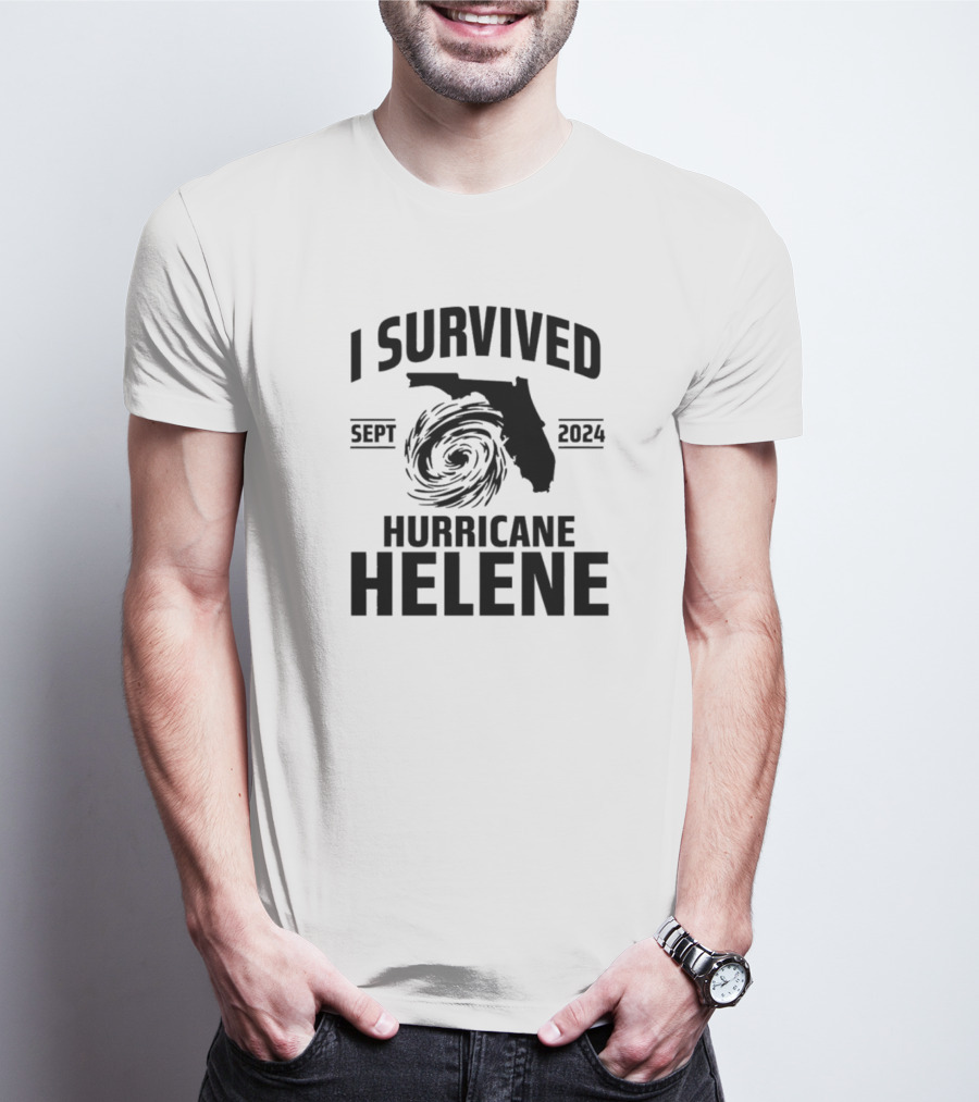 I Survived Hurricane Helene Florida Sept T-Shirt