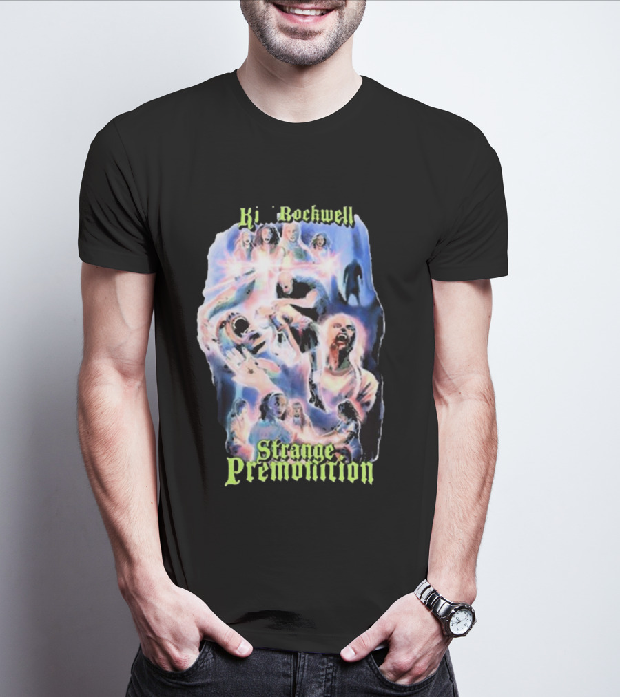 Ki Rockwell Strange Premonition 80s Movie Horror Psychedelic T-Shirt