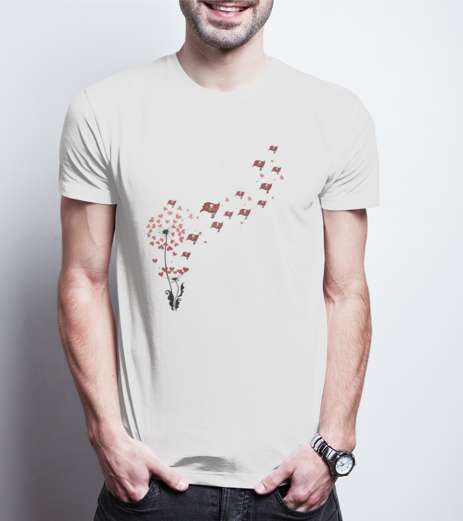 Tampa Bay Buccaneers Dandelion Blossoms Into Flags T-Shirt
