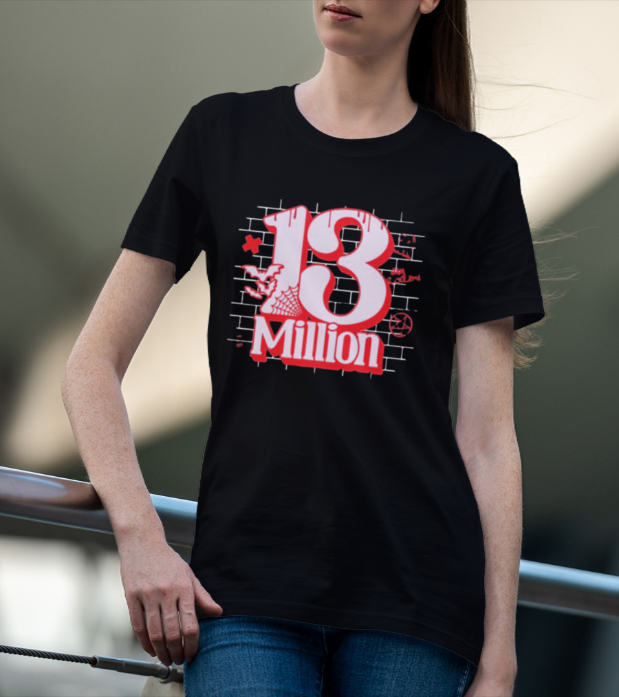 Xplr 13 Million Bat And Cobweb T-Shirt