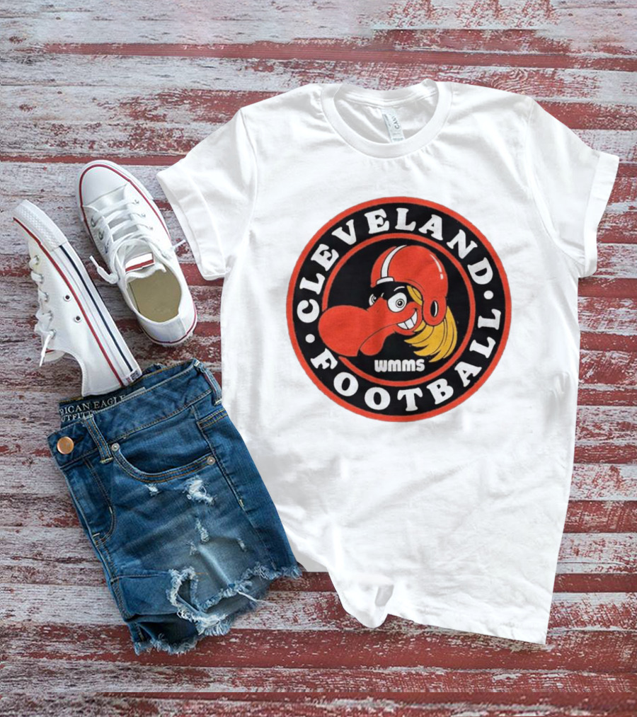 WMMS Cleveland Football 100.7 FM NFL Browns T-Shirt