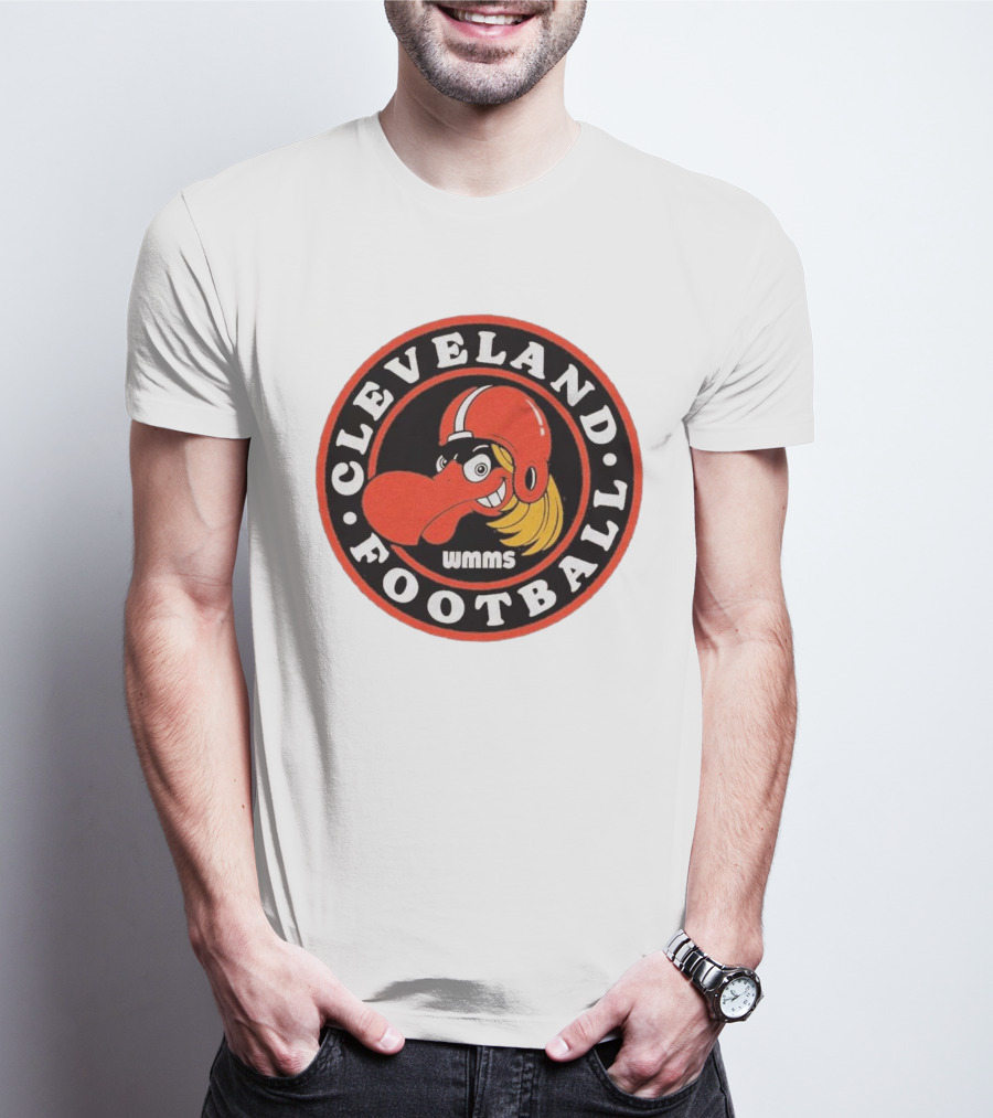 WMMS Cleveland Football 100.7 FM NFL Browns T-Shirt