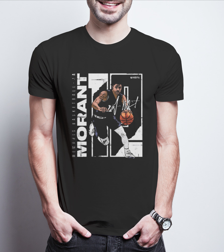 Ja Morant Memphis Basketball NBPA Signature Morant 12 T-Shirt