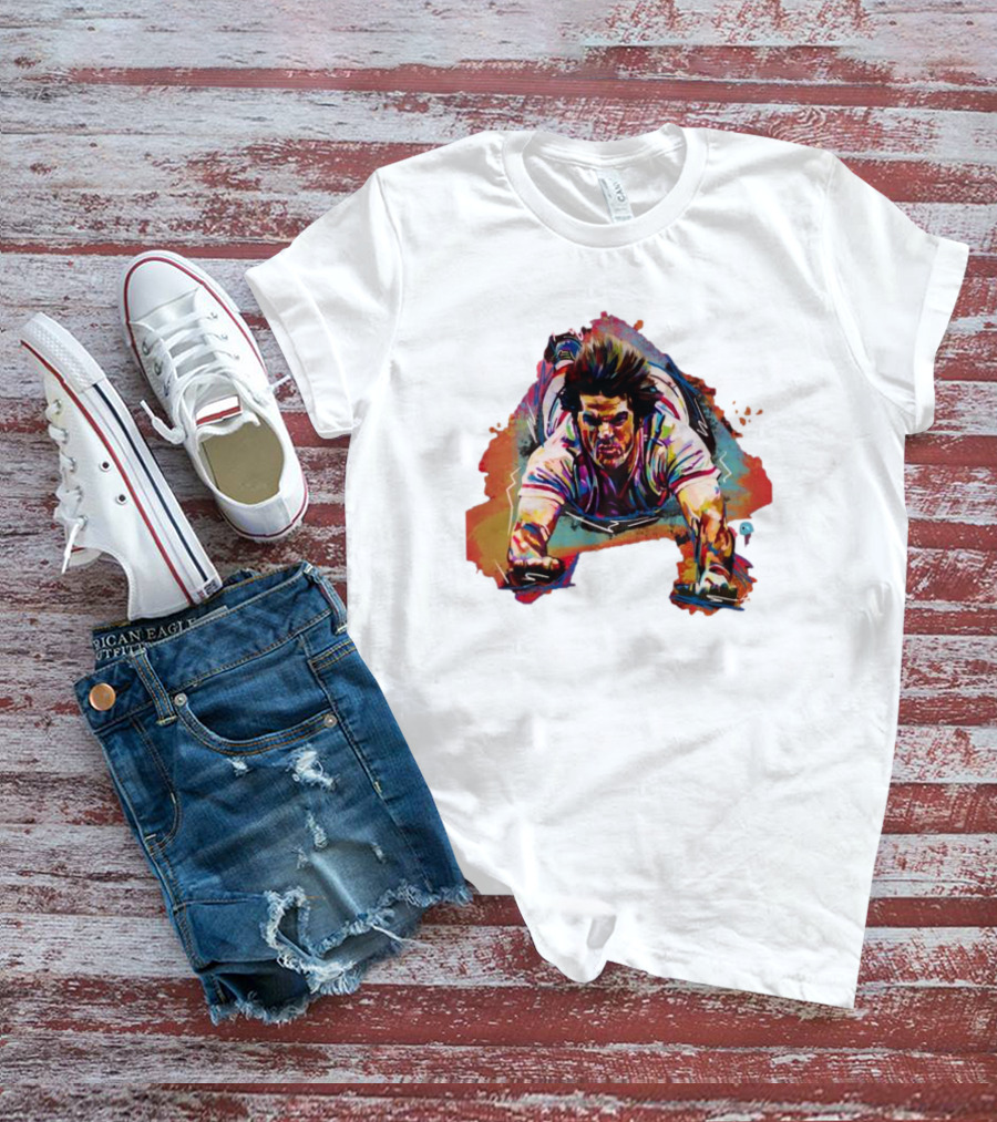 Pete Rose Sliding Action – Shawn Voelker T-Shirt