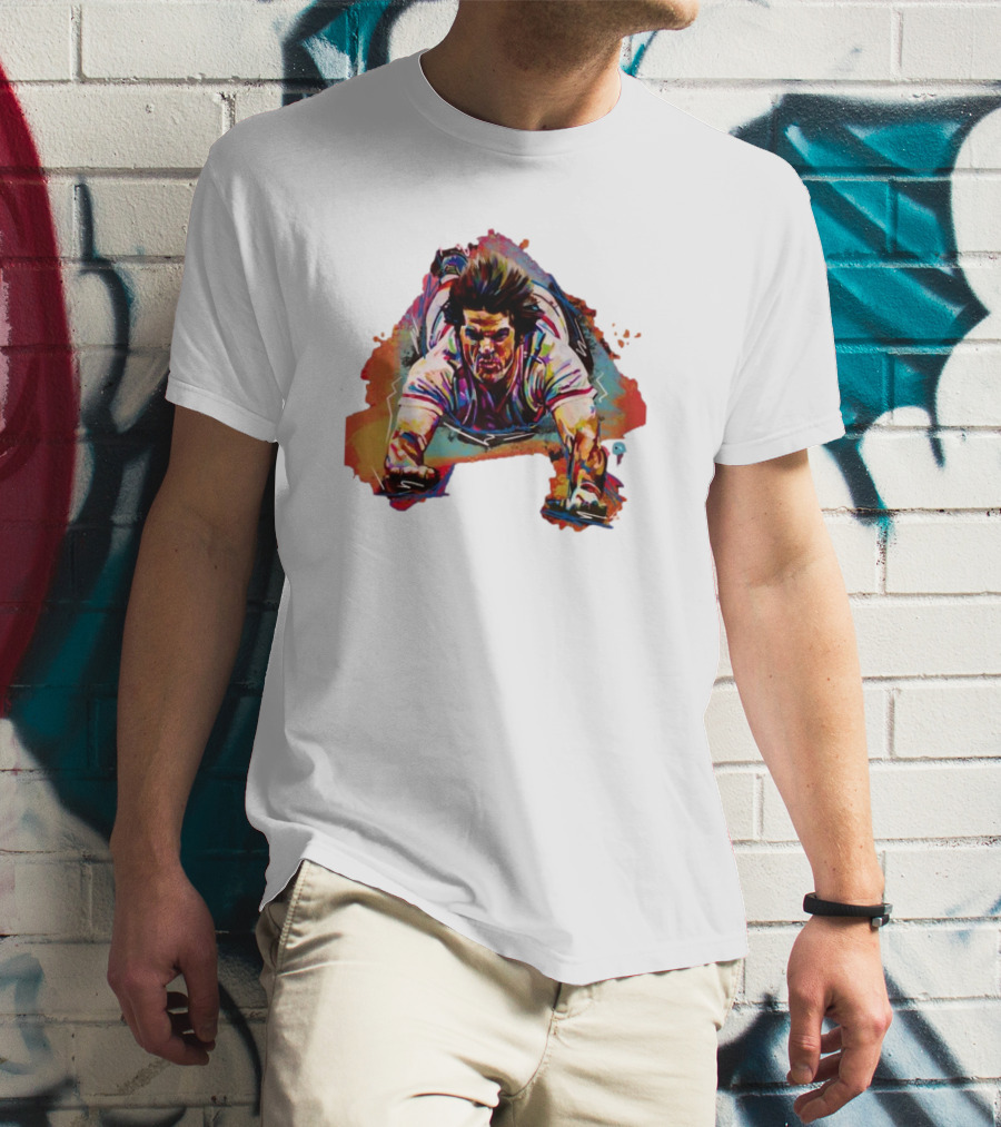 Pete Rose Sliding Action – Shawn Voelker T-Shirt