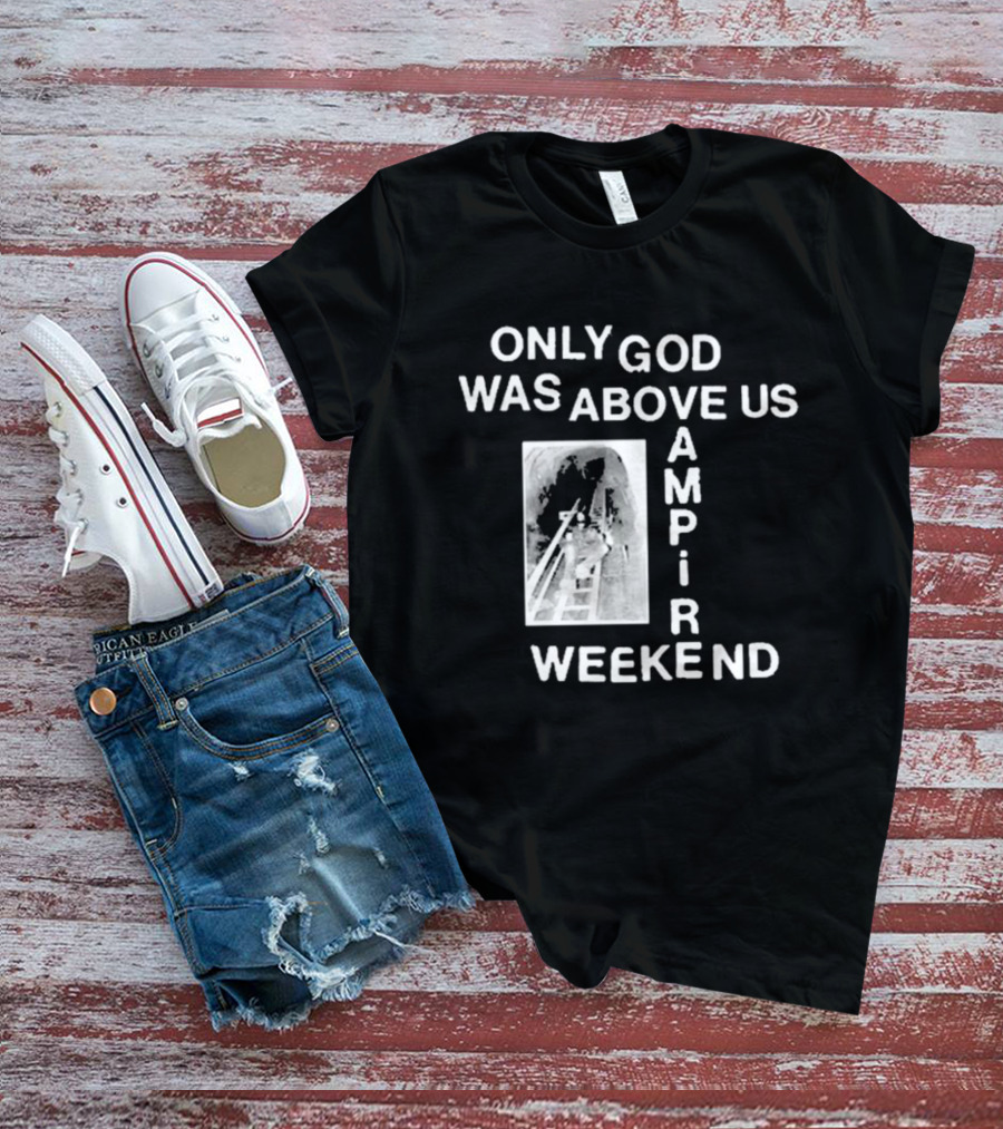 Vampire Weekend Only God Was Above Us Tunnel Ladder Image T-Shirt
