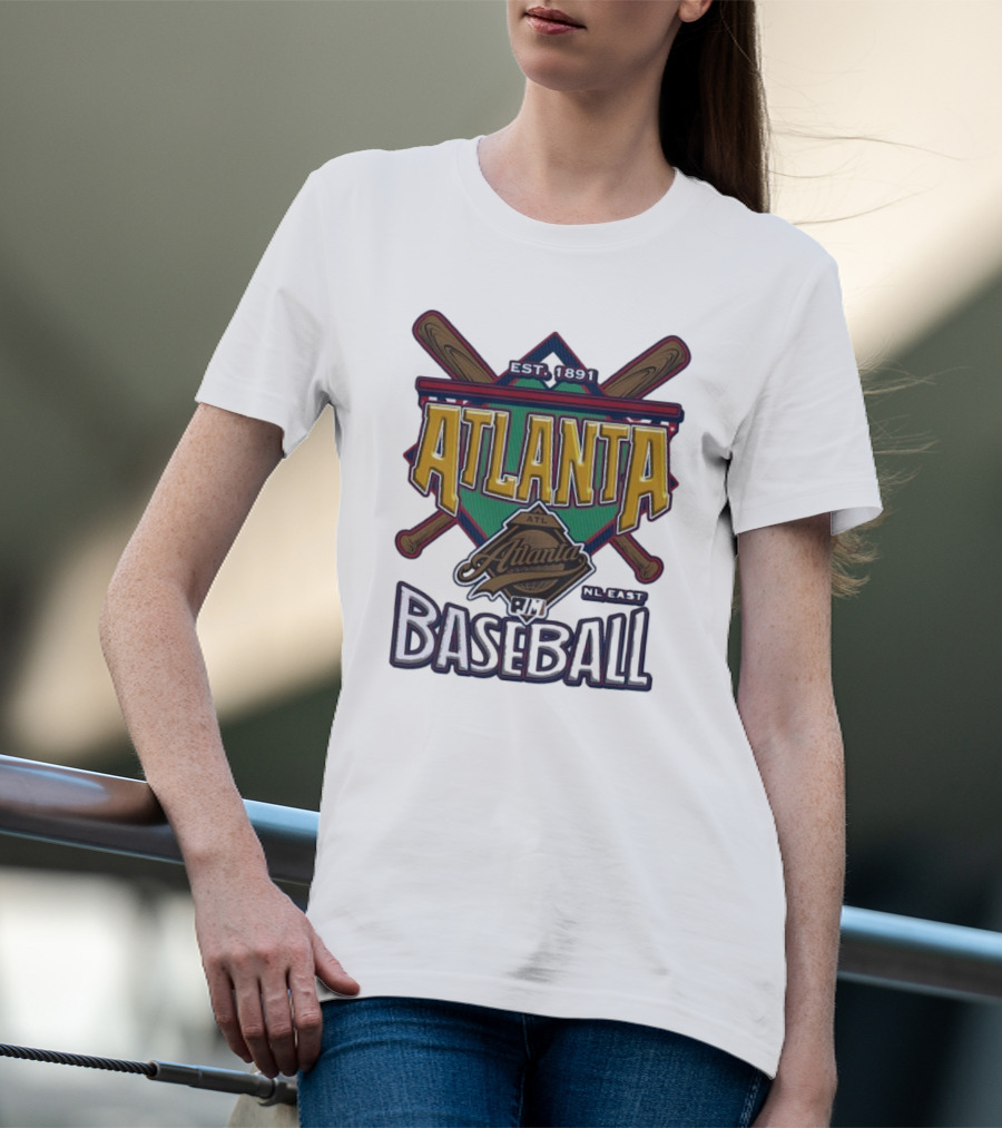 Atlanta Baseball EST 1891 NL East ATL T-Shirt
