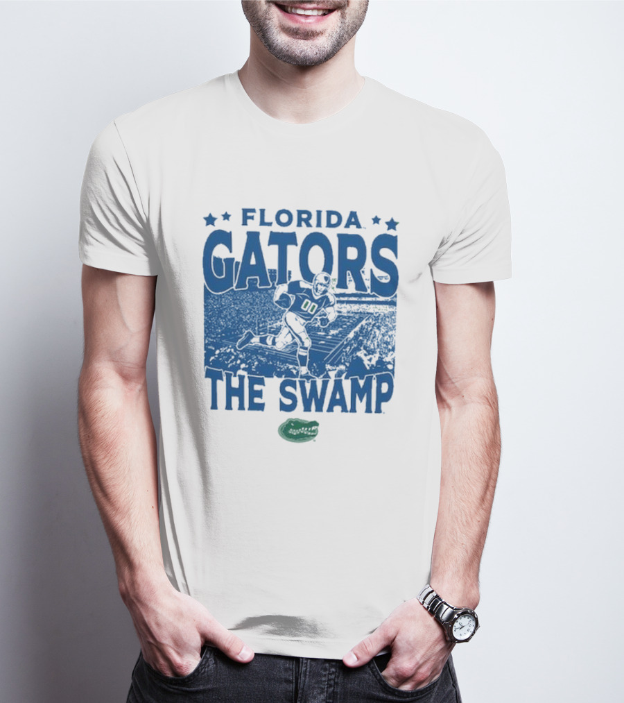 Florida Gators The Swamp Vintage Stadium Football Player Gameday T-Shirt