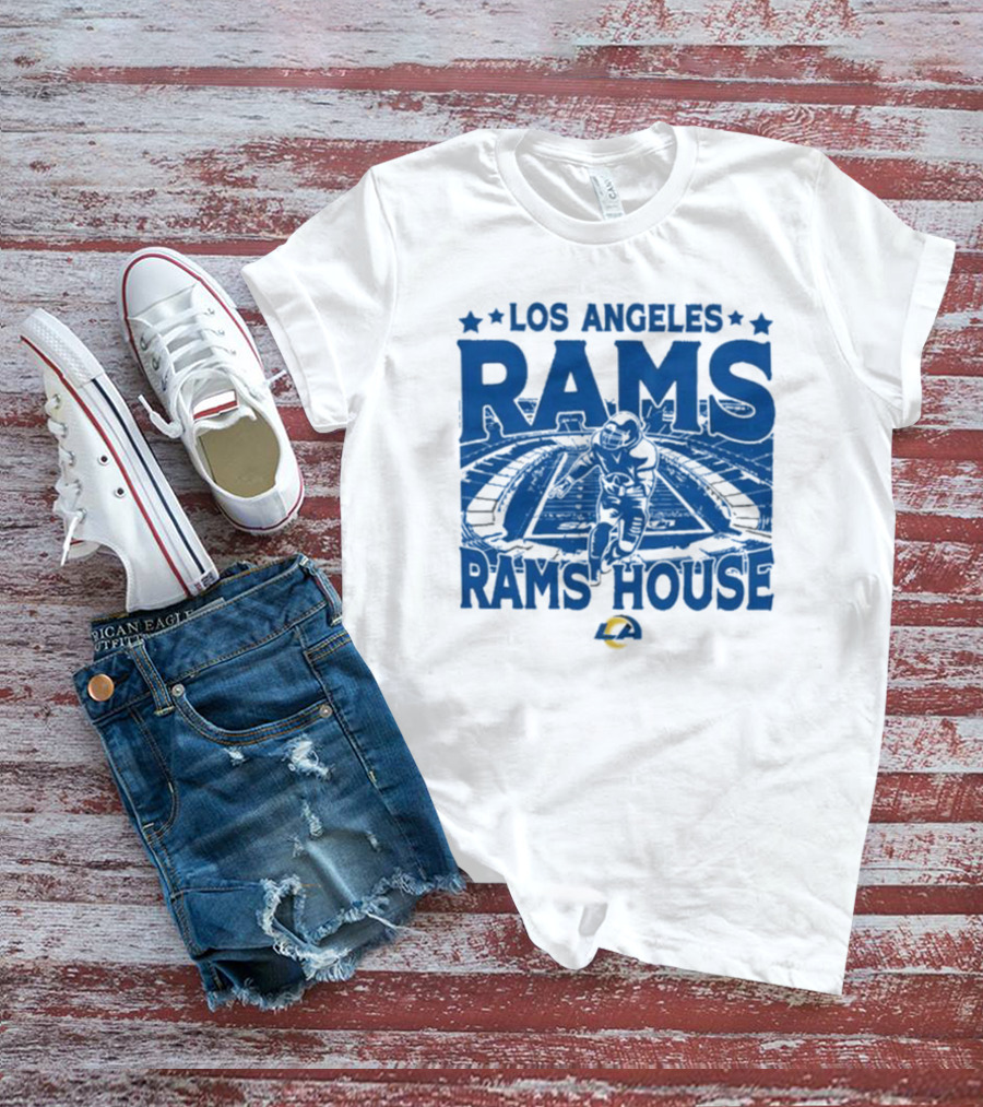 Los Angeles Rams Rams House Vintage Stadium Gameday T-Shirt