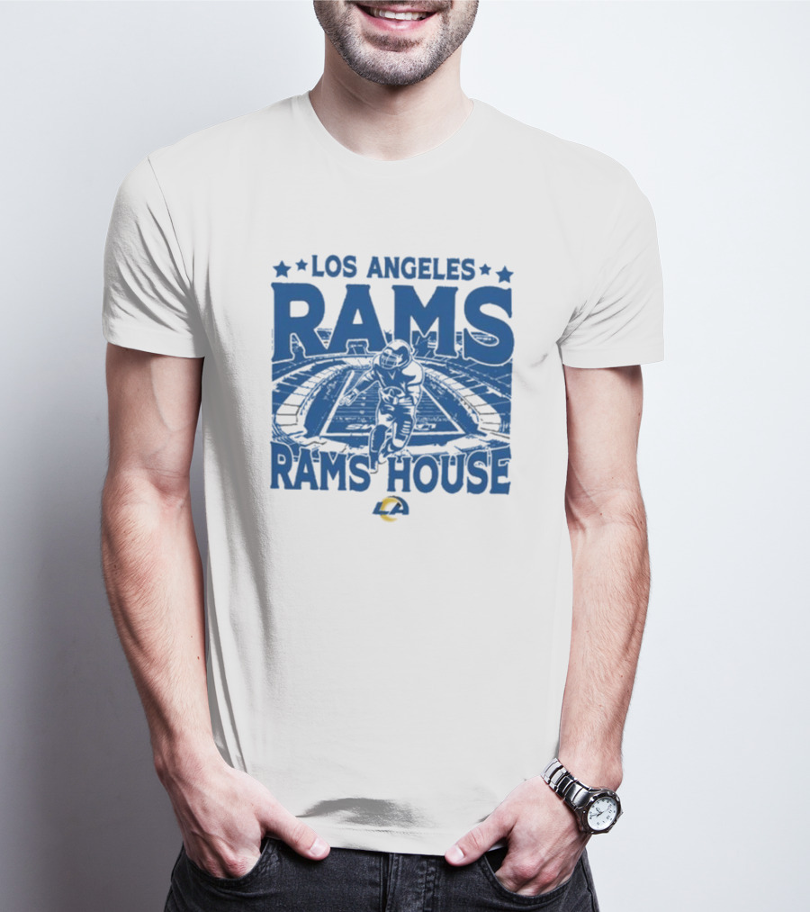 Los Angeles Rams Rams House Vintage Stadium Gameday T-Shirt
