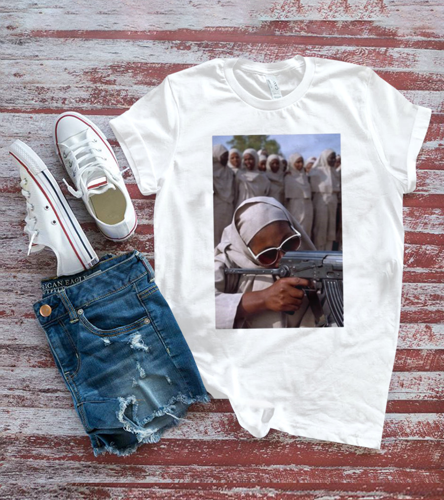 Mena Visuals Women Gun Training Sudan 1993 T-Shirt