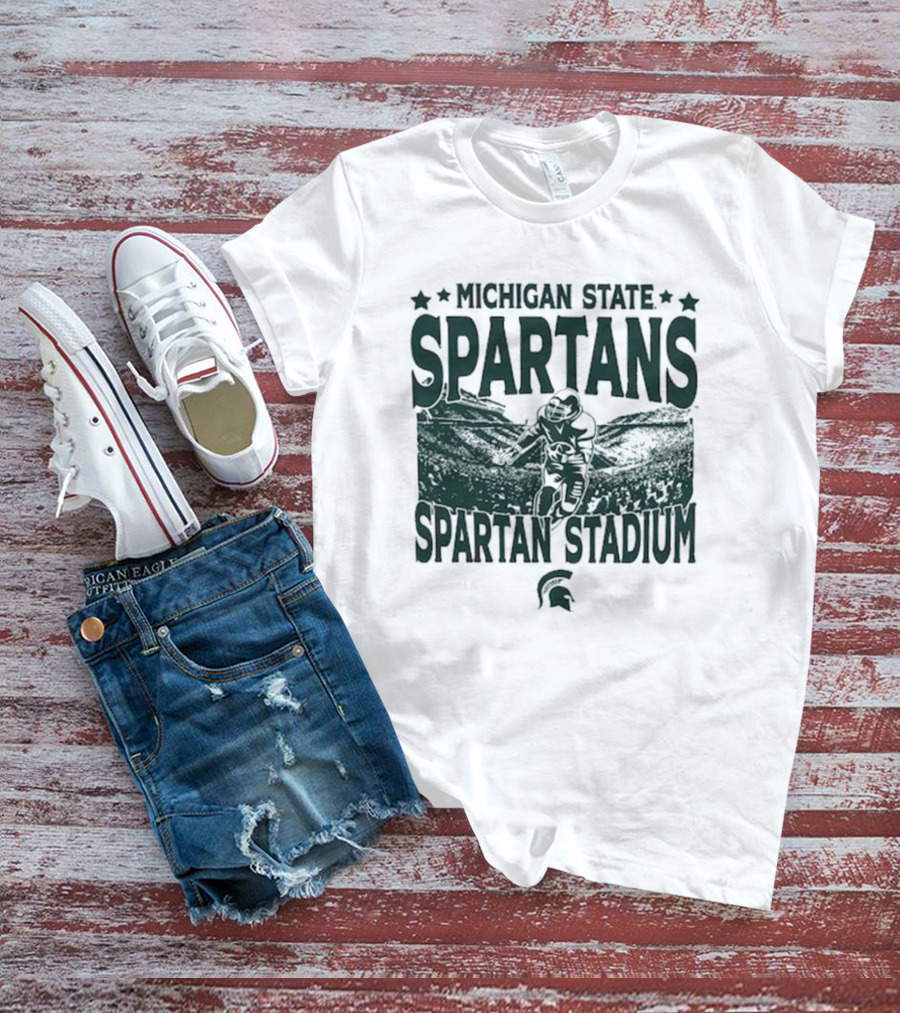Michigan State Spartans Spartan Stadium Vintage Gameday T-Shirt