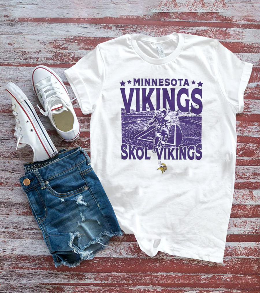 Minnesota Vikings Skol Vintage Stadium Gameday Vikings T-Shirt