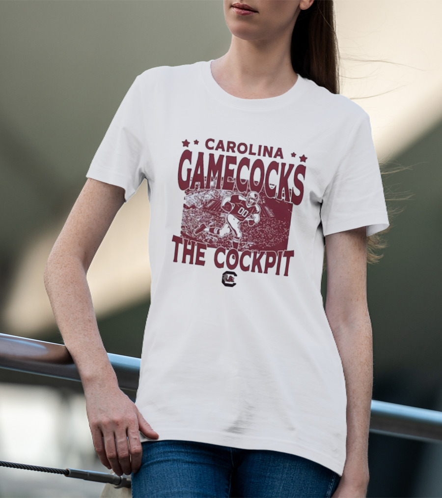 Carolina Gamecocks The Cockpit Vintage Stadium Football Scene T-Shirt