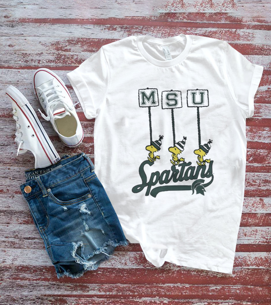 Peanuts X MSU Spartans Game Day T-Shirt