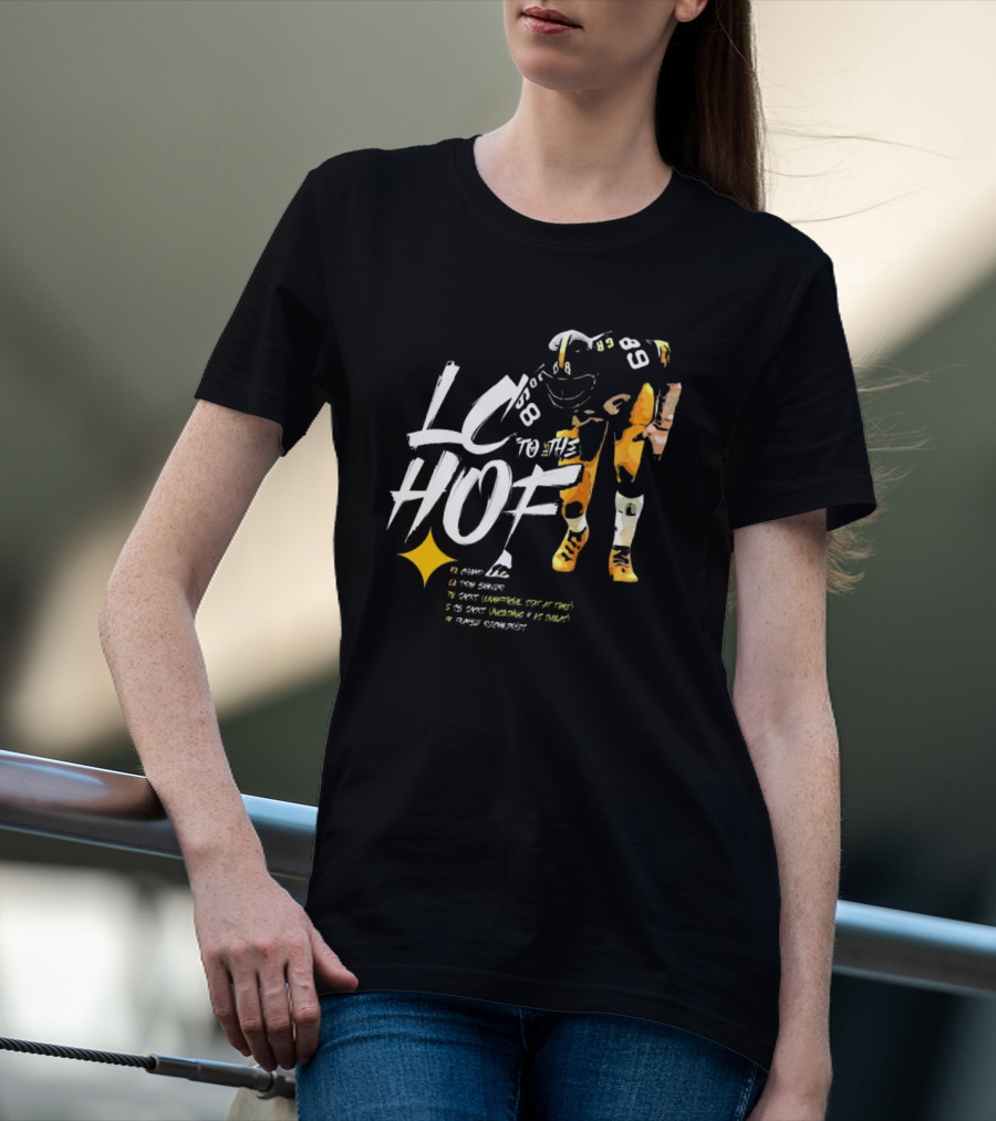 Pittsburgh Steelers LC Greenwood LC To The HOF T-Shirt