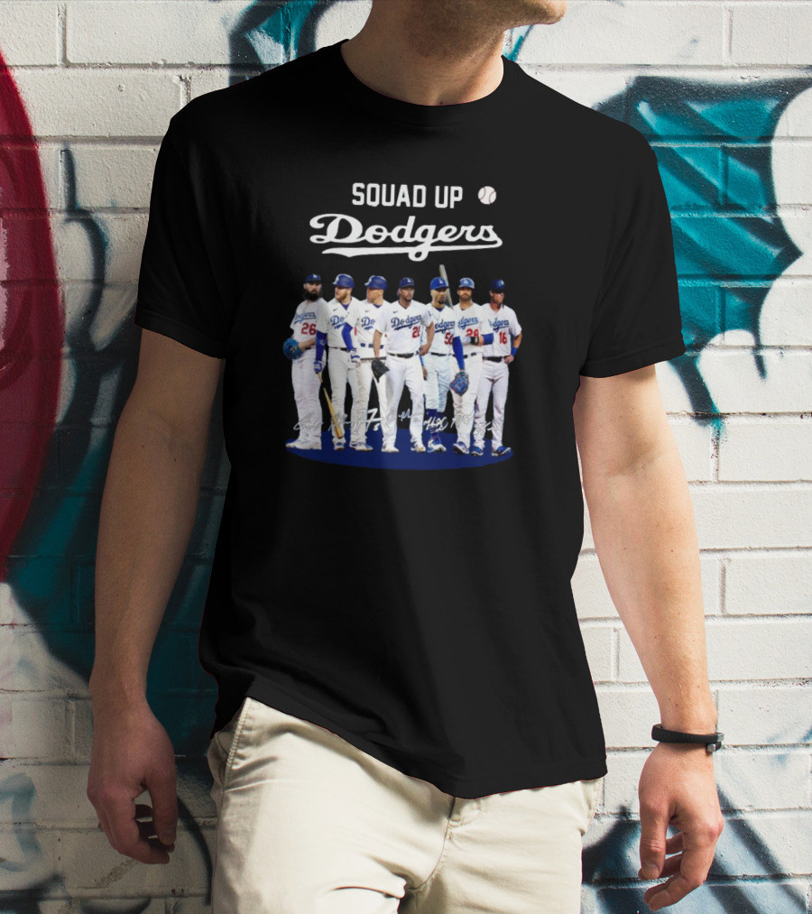 Squad Up Dodgers Los Angeles MLB Team T-Shirt