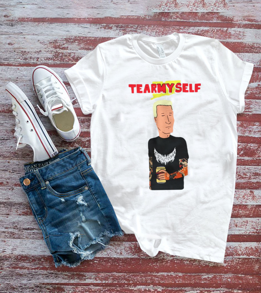 TEAR Myself Boomhauer Rick And Morty Crossover T-Shirt