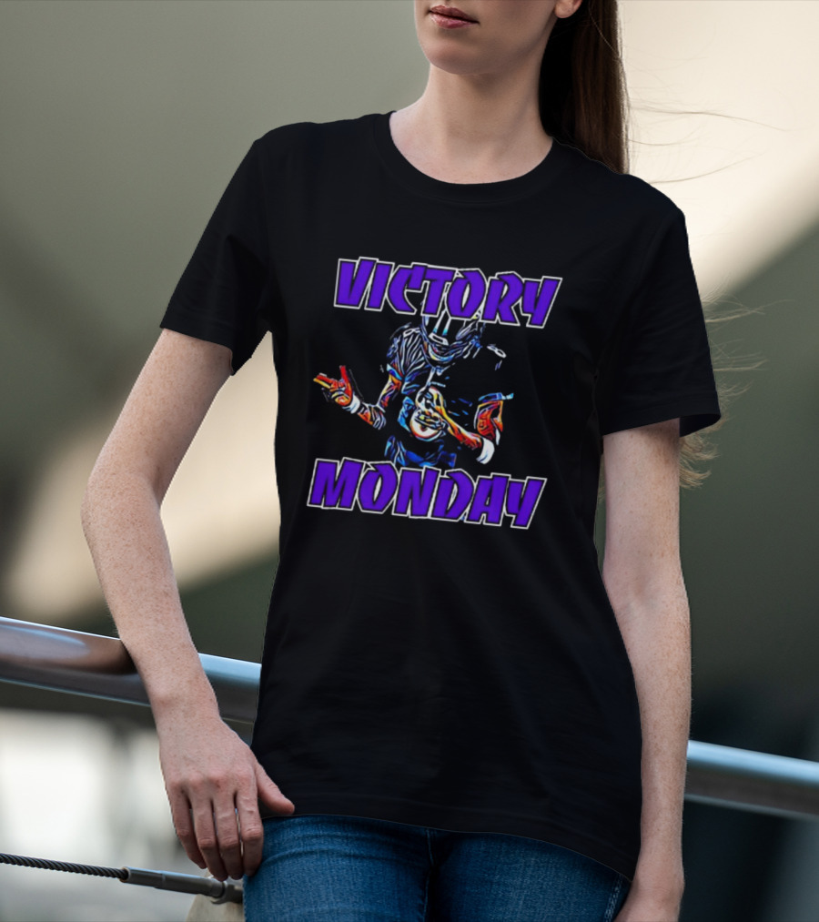 Victory Monday Baltimore Ravens NFL Football T-Shirt
