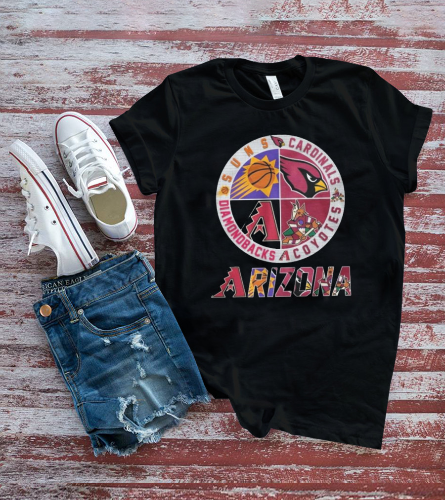 Arizona Suns Cardinals Diamondbacks Coyotes T-Shirt