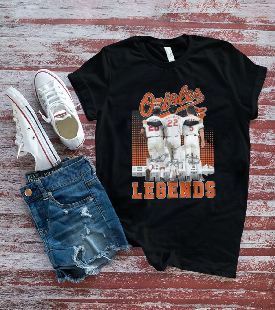 Orioles Legends Players Signatures T-Shirt