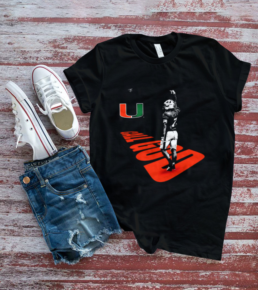 Dyme Lyfe NIL Xavier Restrepo Miami Hurricanes Call God U T-Shirt