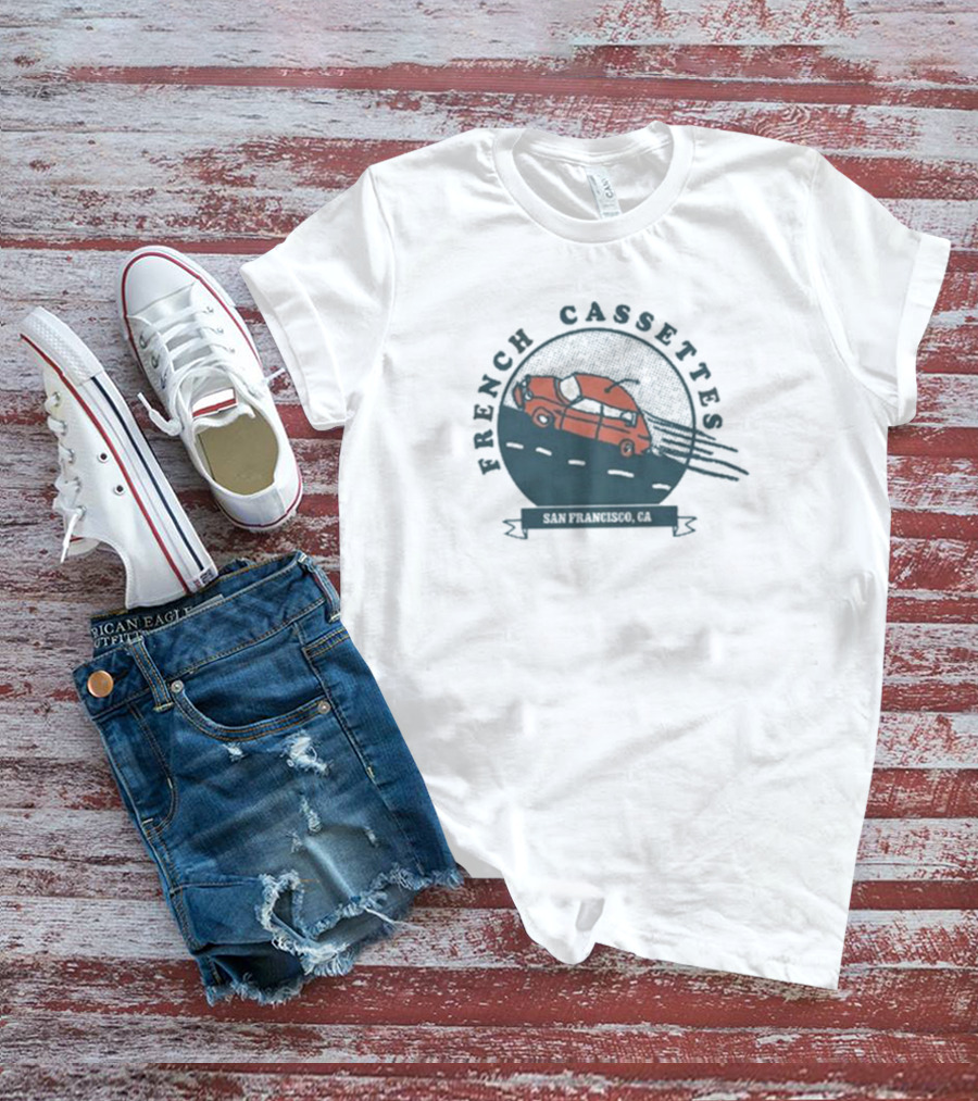 French Cassettes San Francisco CA Retro Van T-Shirt