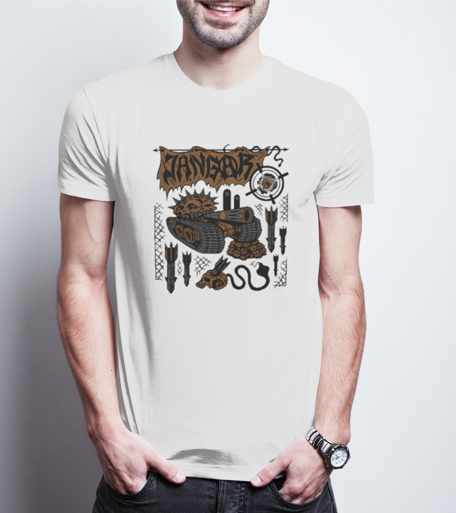 Jangar Demagog Heavy Metal Tank Skull T-Shirt