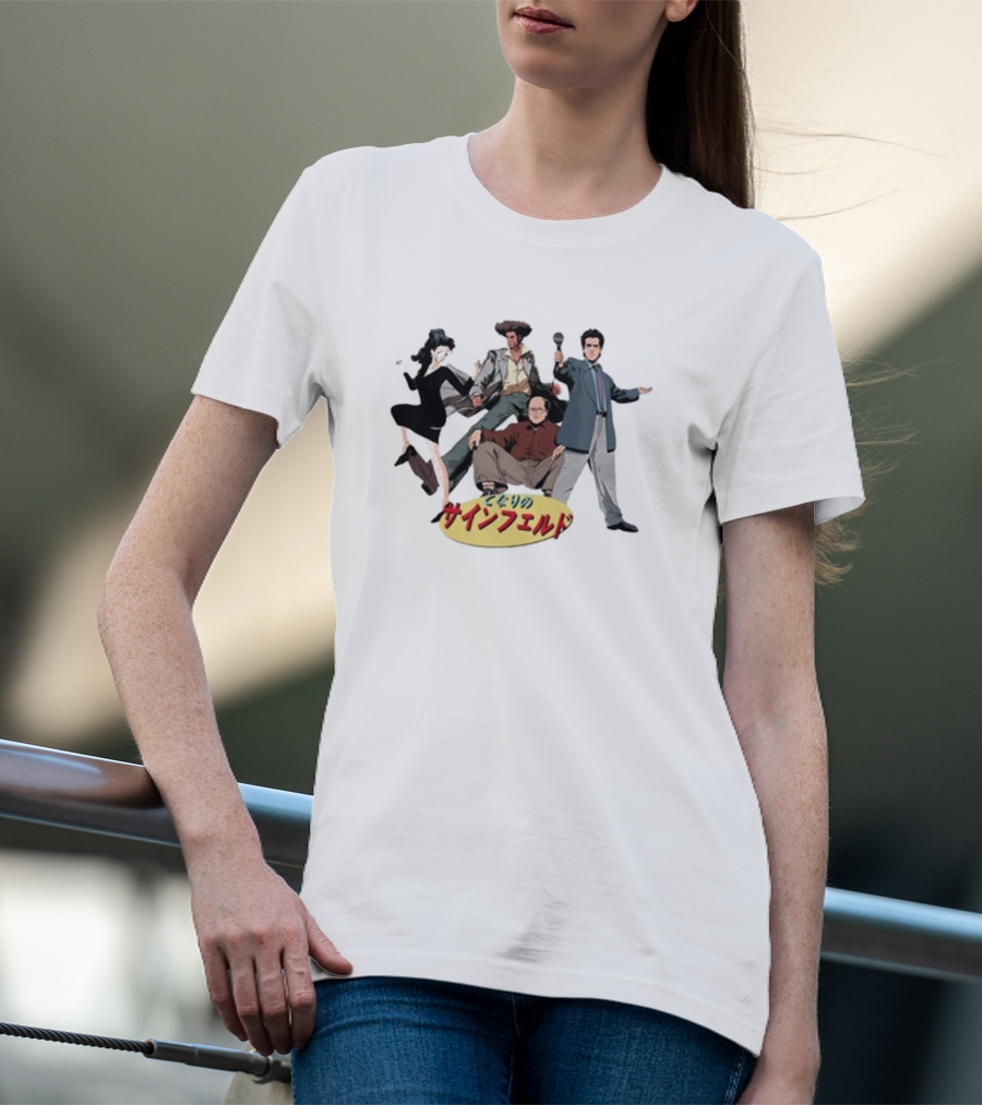 K Thor Jensen Japanese 90s Sitcom Style Characters T-Shirt