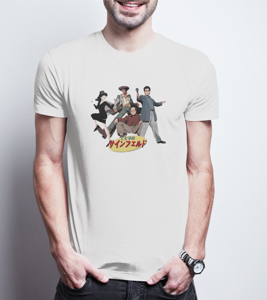 K Thor Jensen Japanese 90s Sitcom Style Characters T-Shirt