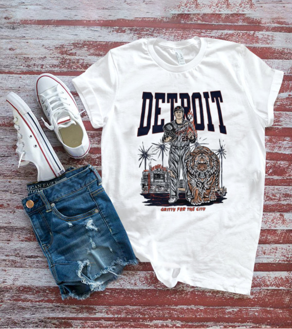 Detroit Tigers Gritty For The City Vengeful Collection MLB T-Shirt