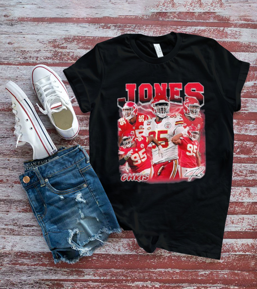 Chris Jones Kansas City Chiefs Legendary Number 95 Player T-Shirt