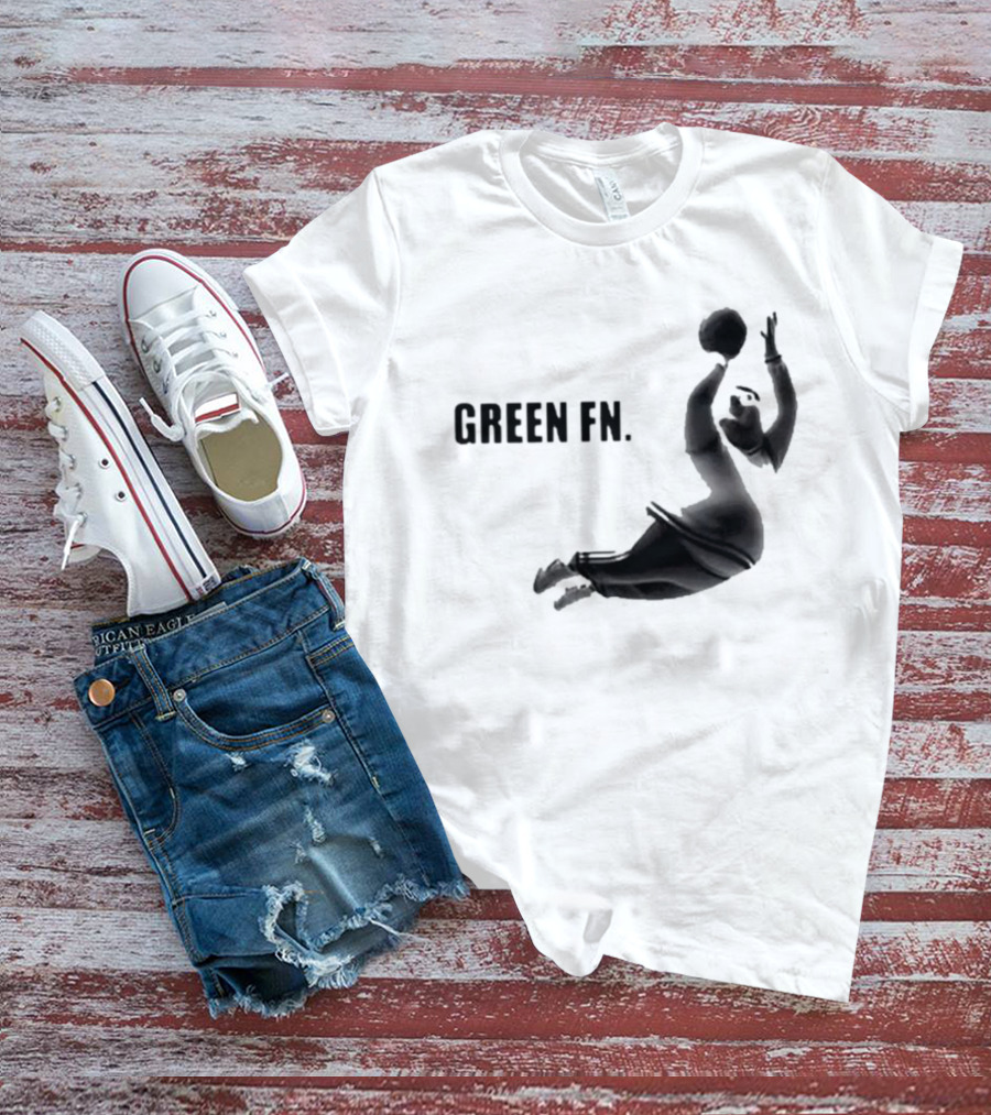 Green Fn Peter Griffin Basketball Dunking T-Shirt