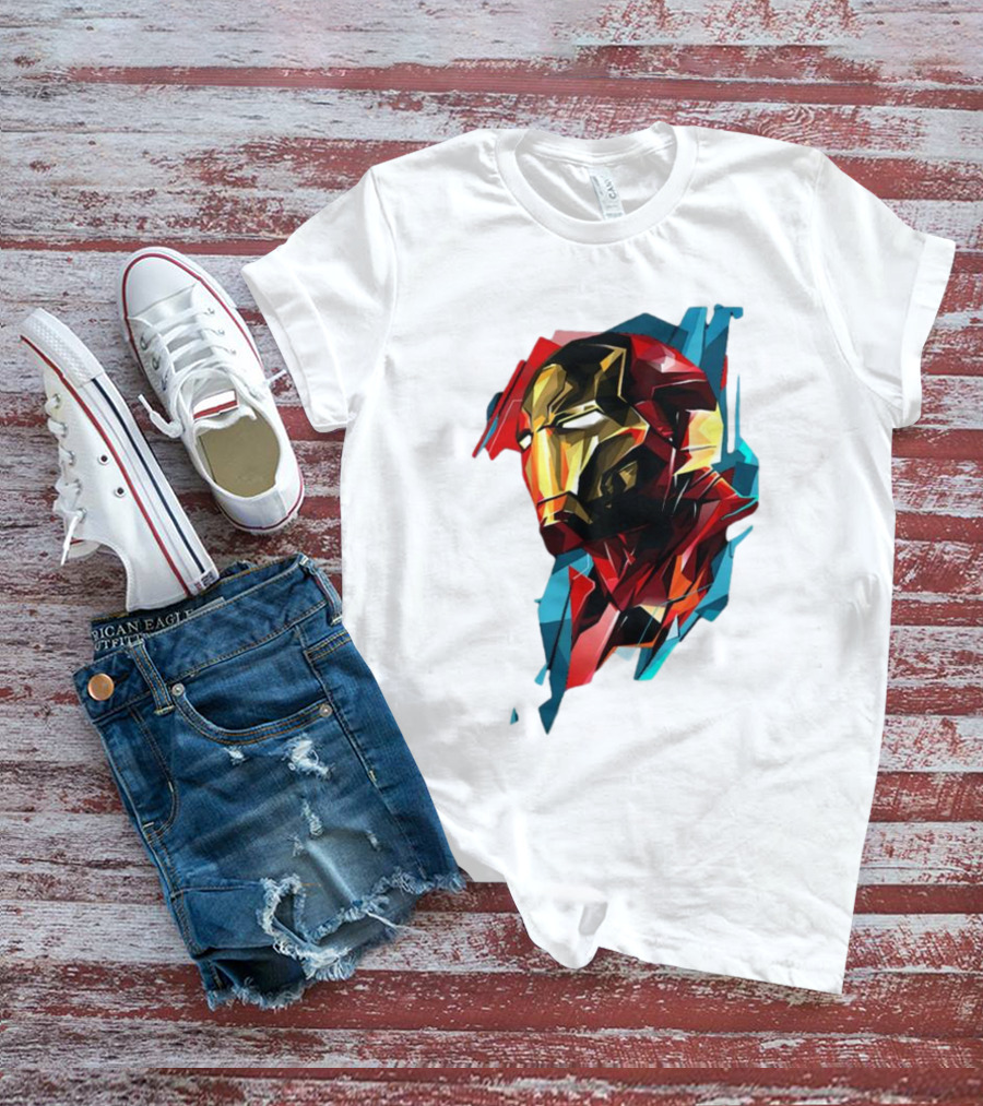 Marvel Avengers Endgame Iron Man Abstract T-Shirt