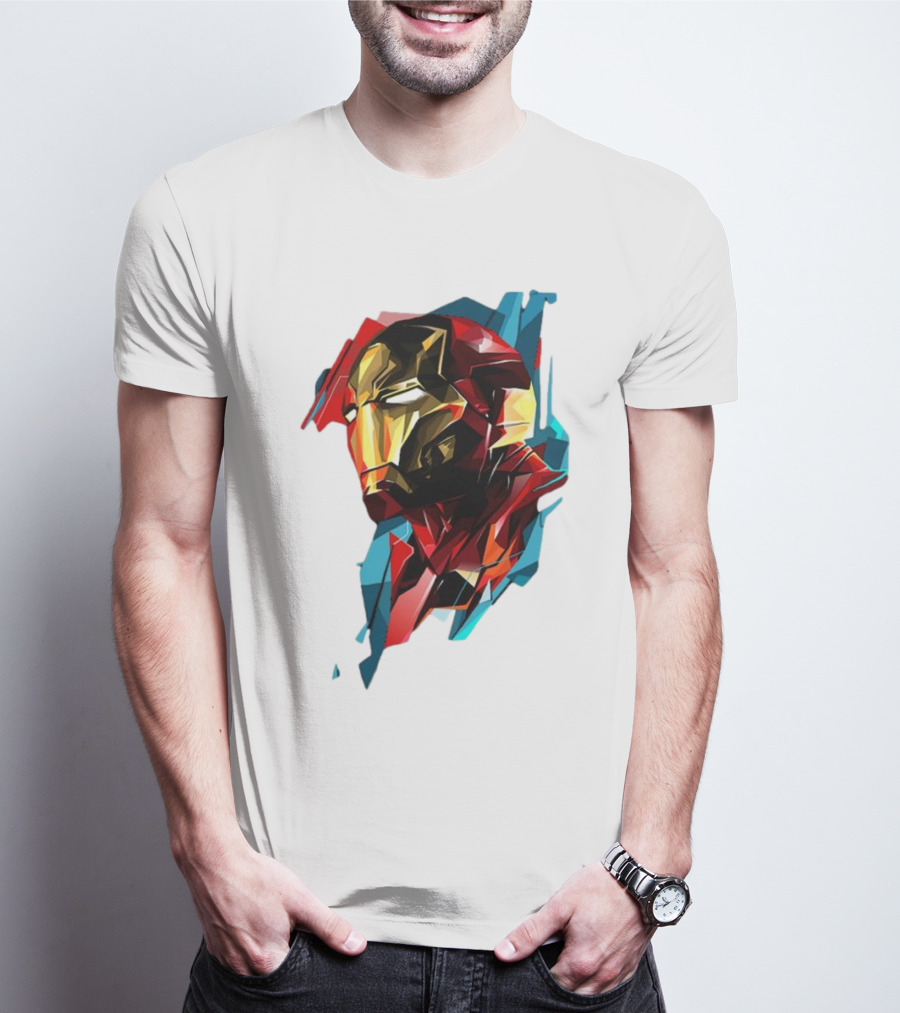 Marvel Avengers Endgame Iron Man Abstract T-Shirt