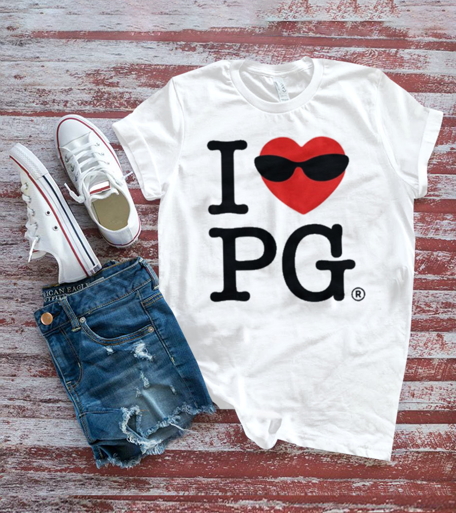 I Heart PG Cool Sunglasses Emblem T-Shirt