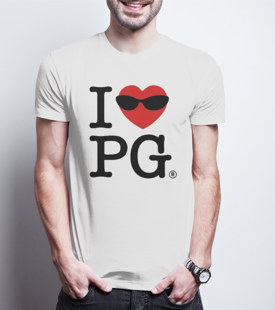I Heart PG Cool Sunglasses Emblem T-Shirt