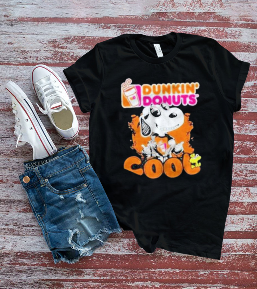 Snoopy Woodstock Dunkin' Donuts Cool T-Shirt