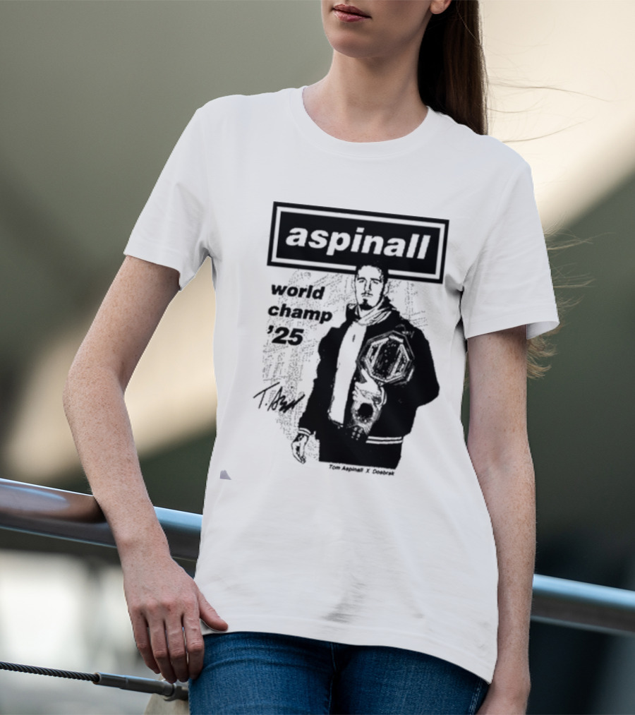 Aspinall World Champ ’25 Tomaspinal X Dosbark T-Shirt