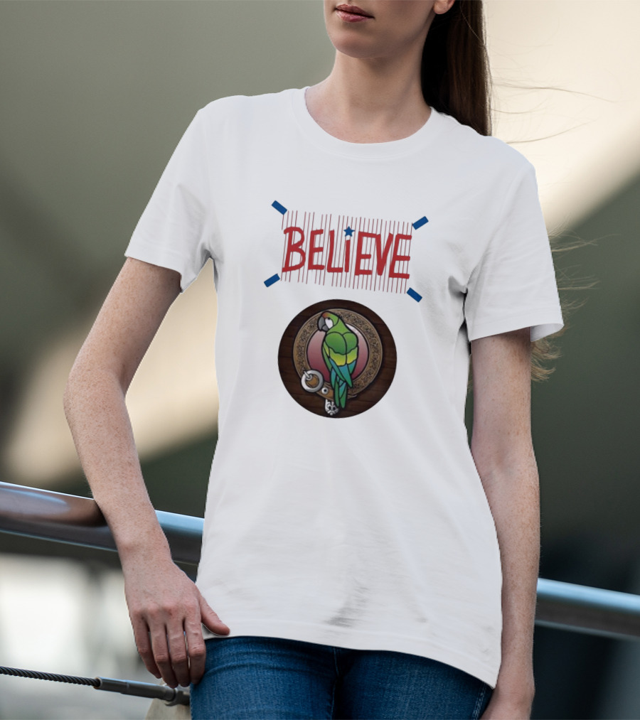 Believe Game Sound Red October At The Parrot Philadelphia Phillies T-Shirt