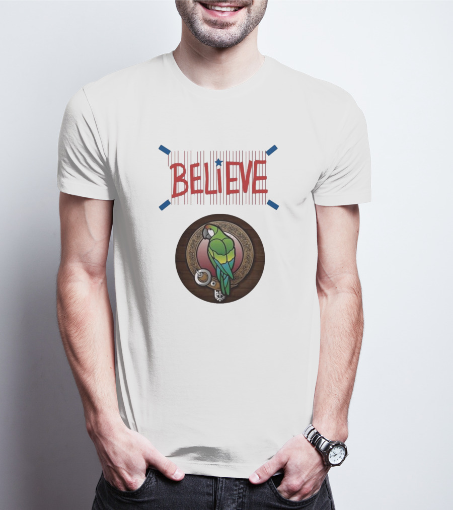 Believe Game Sound Red October At The Parrot Philadelphia Phillies T-Shirt