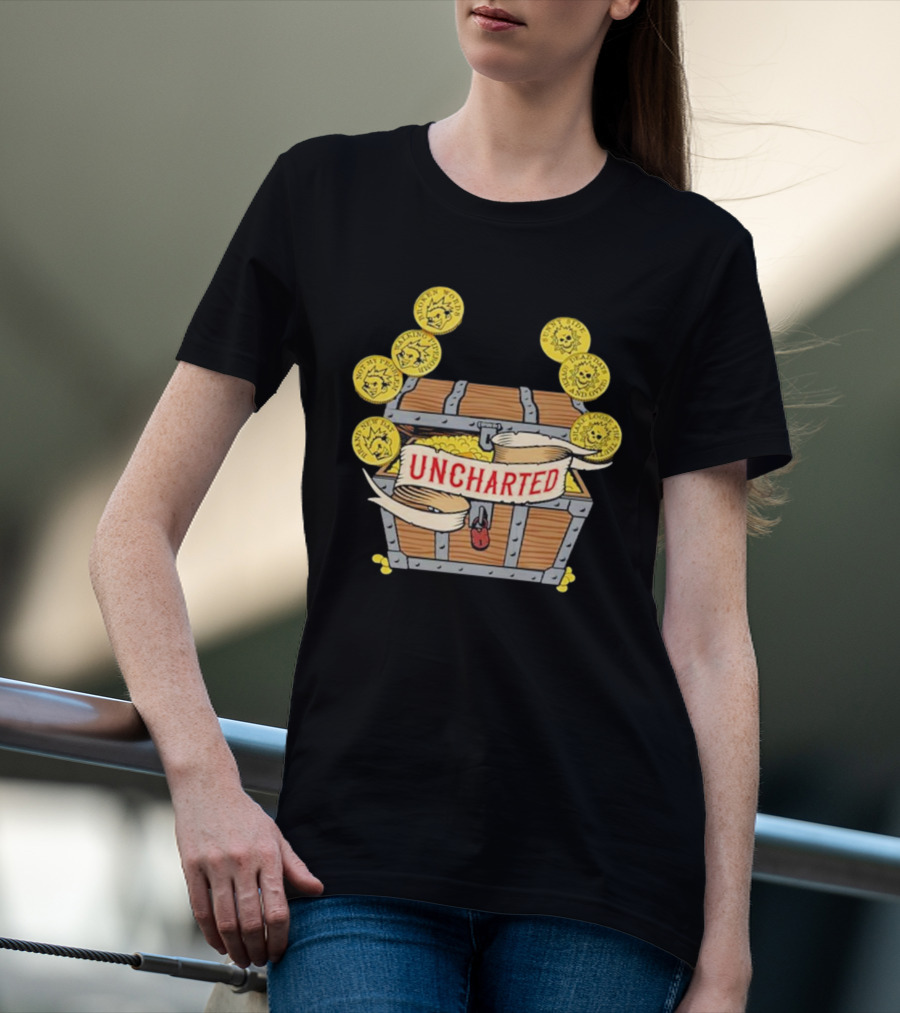 Less Than Jake Uncharted Treasure Chest And Coins T-Shirt