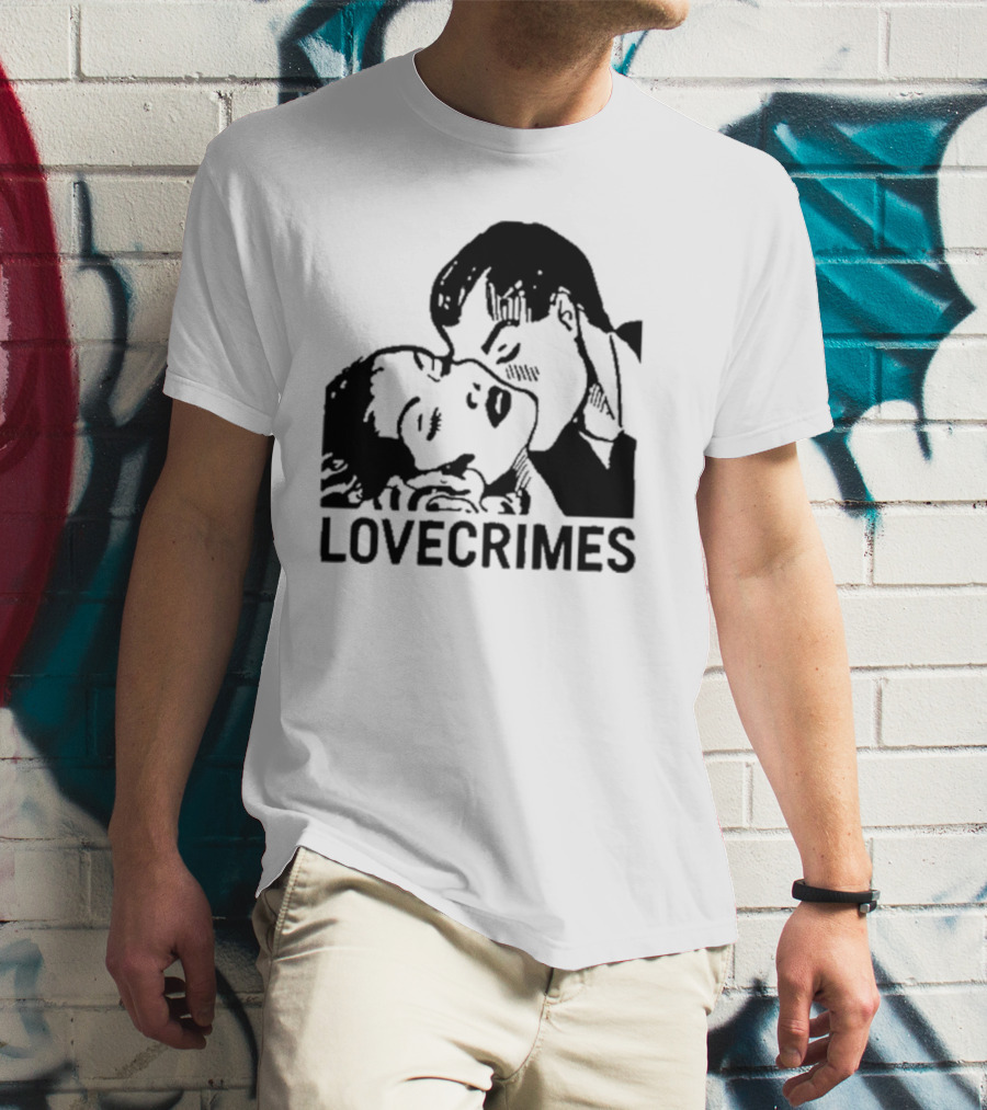Lovecrimes Romantic Embrace Couple T-Shirt