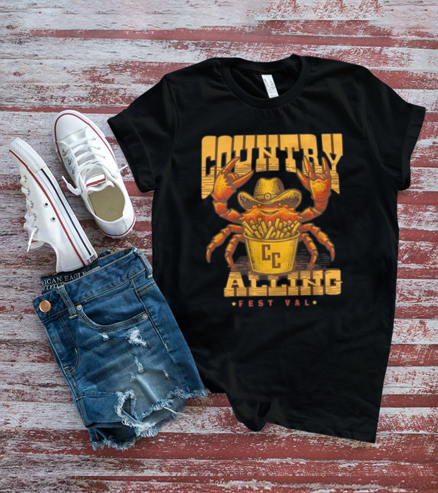 Country Calling Fest Val Crab Hat CC T-Shirt
