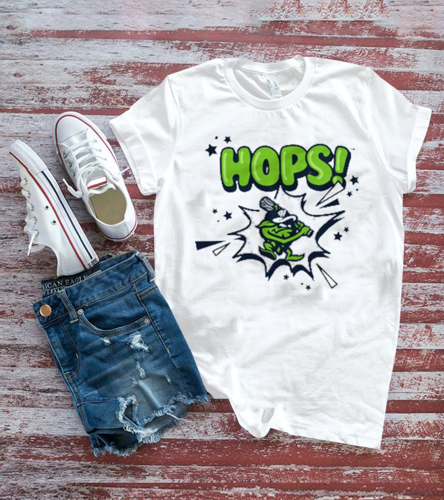 Hops Comic Burst Baseball 108 Stitches Youth T-Shirt