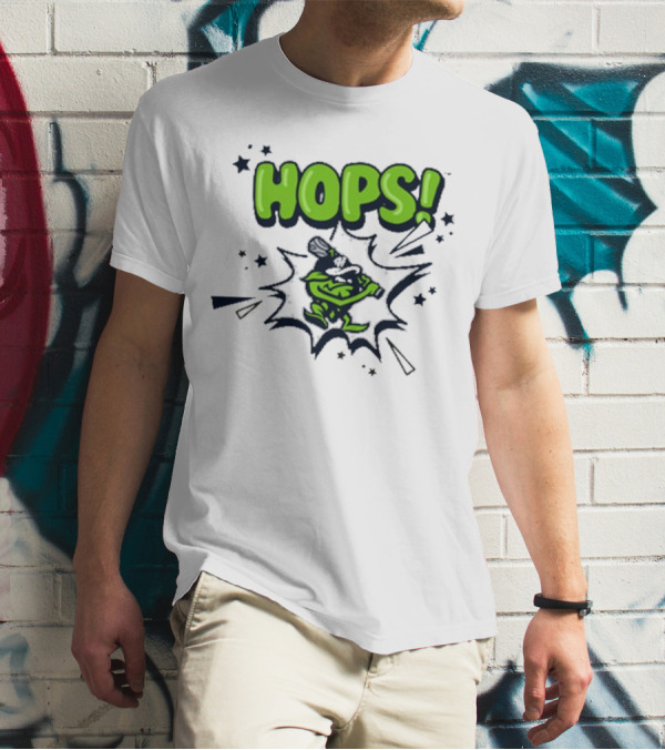 Hops Comic Burst Baseball 108 Stitches Youth T-Shirt