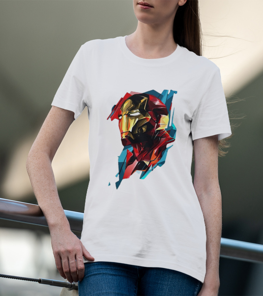 Avengers Endgame Iron Man Geometric T-Shirt