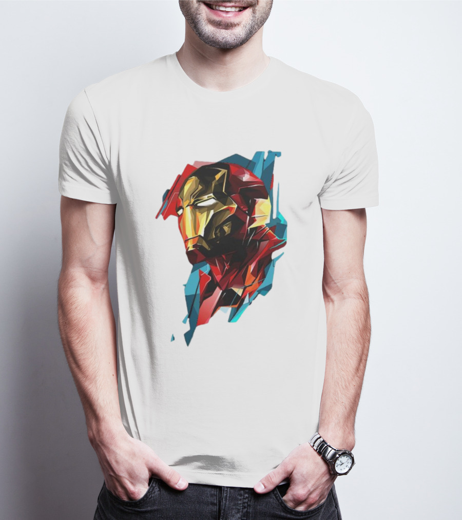 Avengers Endgame Iron Man Geometric T-Shirt