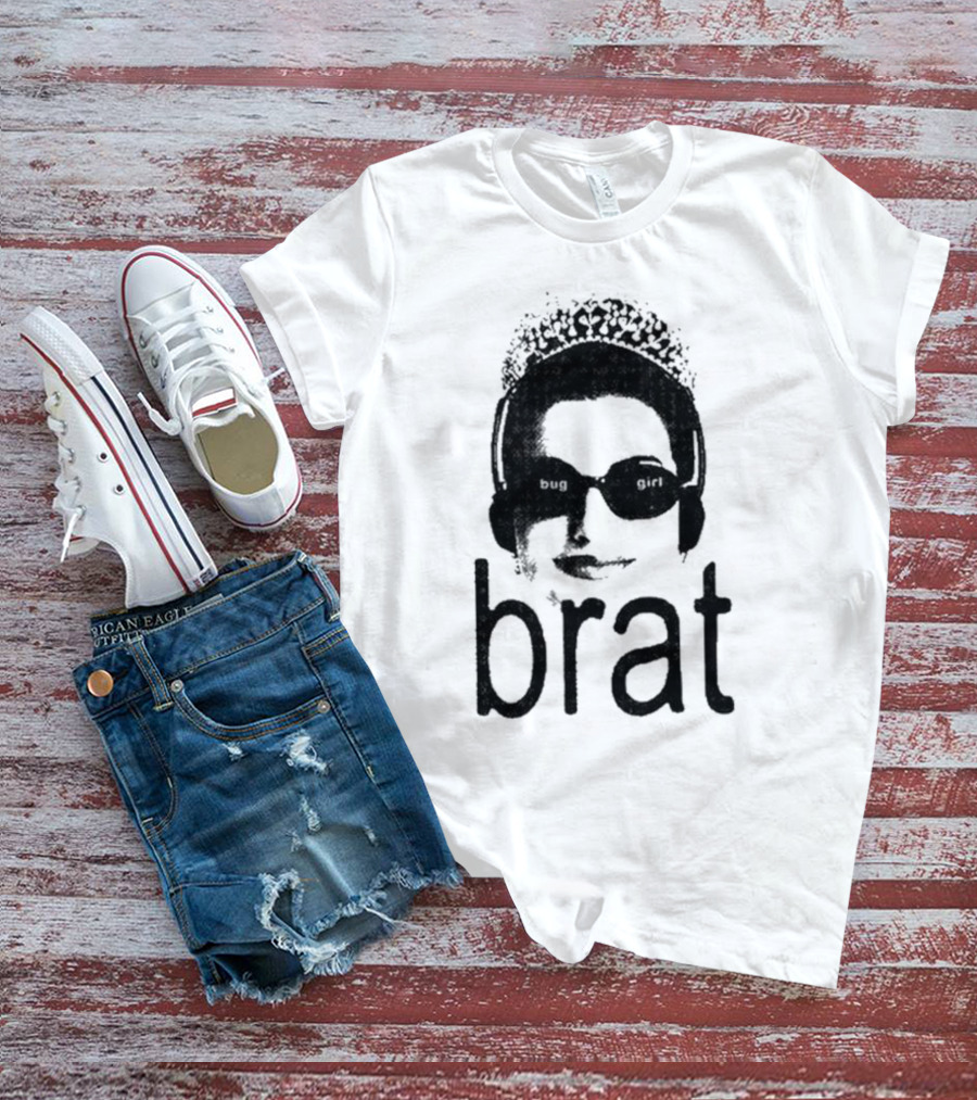 Bug Girl Brat With Sunglasses And Headphones T-Shirt