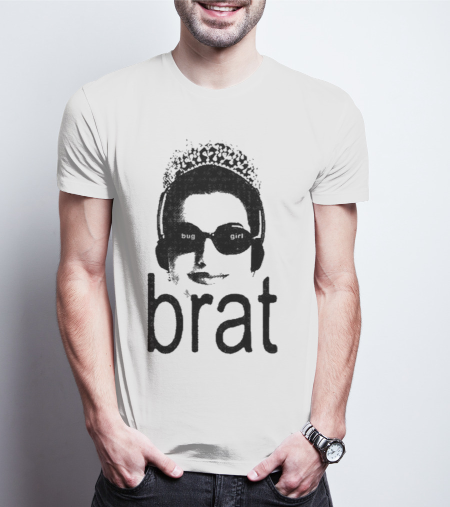 Bug Girl Brat With Sunglasses And Headphones T-Shirt